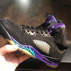 Jordan 5 Retro Black Grape (6.5 Youth)
